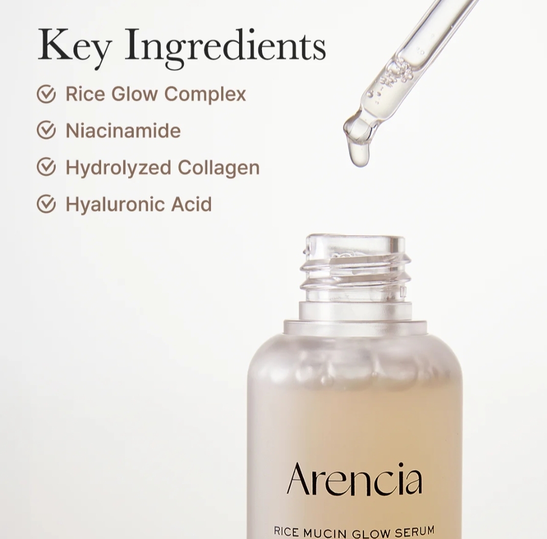Arencia Rice Mucin Glow Serum