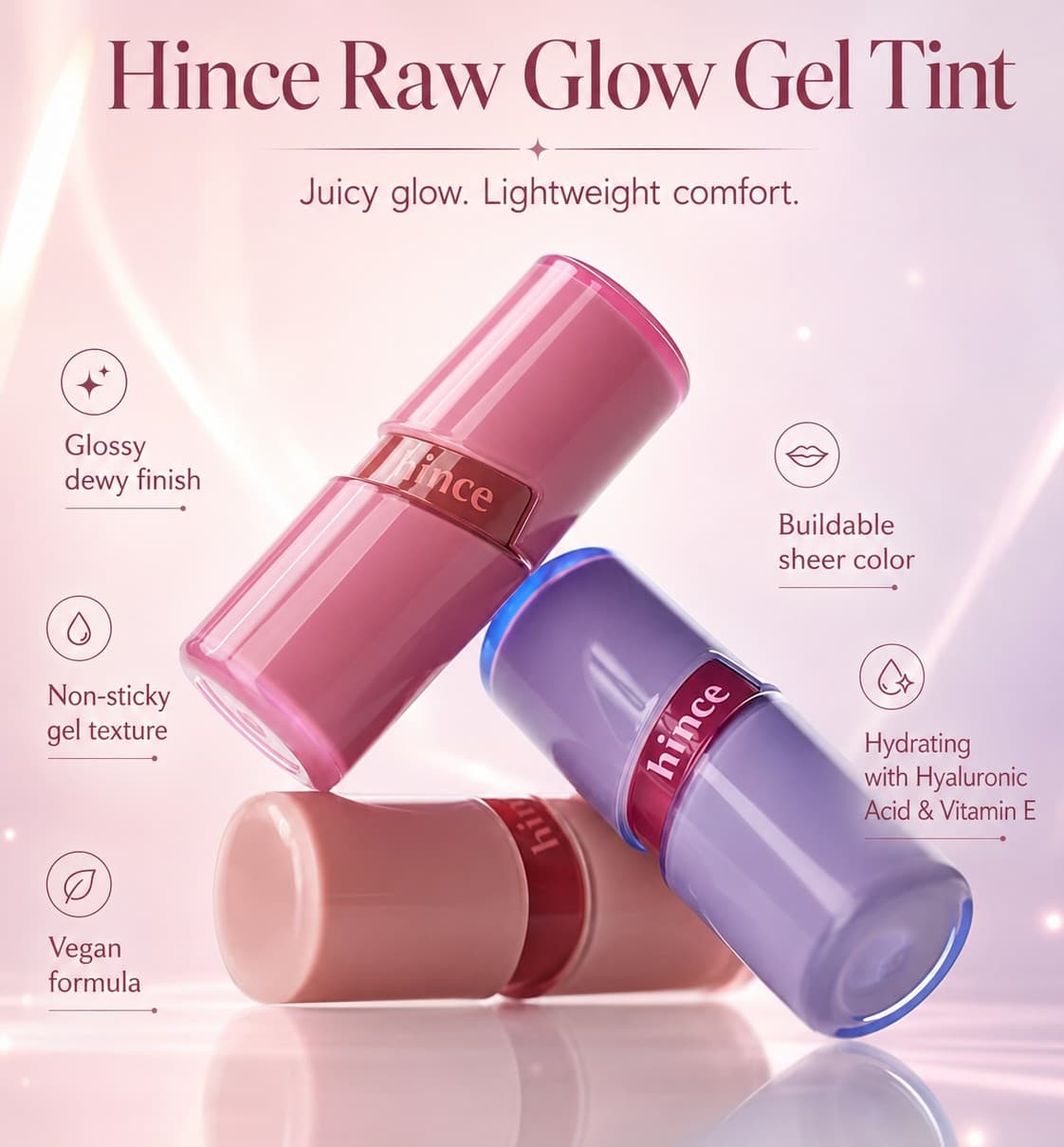 Hince Raw Glow Gel Tint 4ml