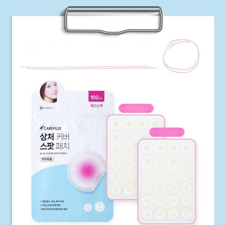 Careplus Scar Cover Spot Patch 102pcs